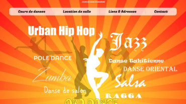 Page d'accueil du site : Oka Dance