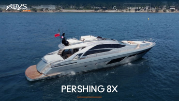 Page d'accueil du site : ABYS Yachting