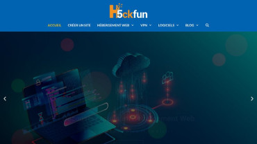 Page d'accueil du site : H5ckFun