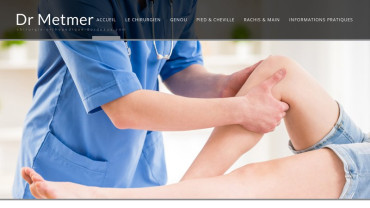 Page d'accueil du site : Dr Metmer