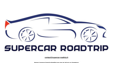 Page d'accueil du site : SuperCar RoadTrip
