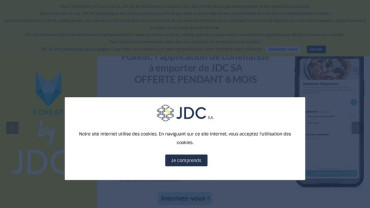 Page d'accueil du site : JDC
