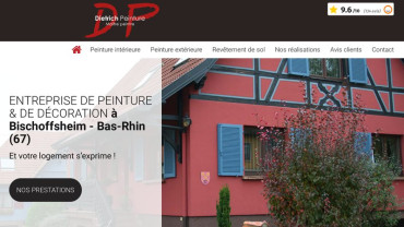 Page d'accueil du site : Peinture Dietrich