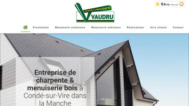 Page d'accueil du site : Vaudru