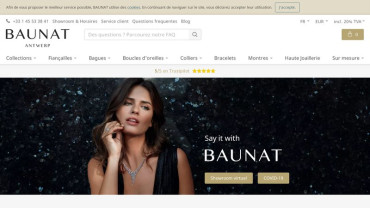Page d'accueil du site : Baunat