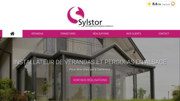 Page d'accueil du site : Sylstor