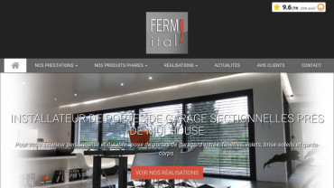 Page d'accueil du site : FERM'ital
