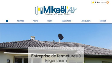Page d'accueil du site : Mikaël Air