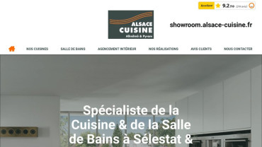 Page d'accueil du site : Alsace Cuisine