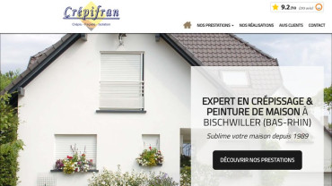 Page d'accueil du site : Crépifran 