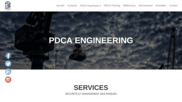 Page d'accueil du site : PDCA Engineering LTD