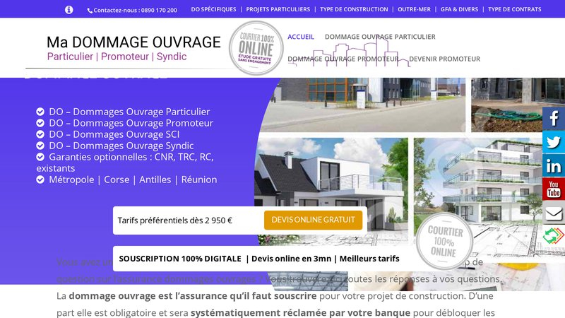 Assurance dommage ouvrage