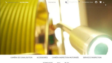 Page d'accueil du site : AGM TEC Canalisation