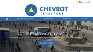 Page d'accueil du site : Chevrot