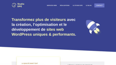 Page d'accueil du site : Studio Etienne Pigeyre