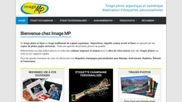 Page d'accueil du site : Image MP