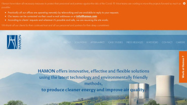 Page d'accueil du site : Hamon Thermal