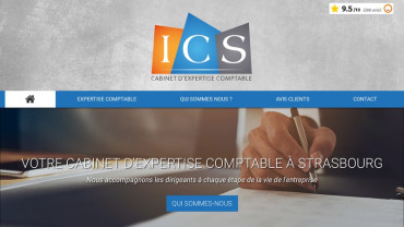 Page d'accueil du site : ICS