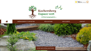 Page d'accueil du site : Kochersberg Espace Vert