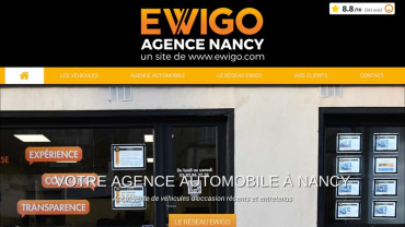 Page d'accueil du site : Ewigo Nancy