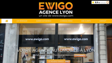 Page d'accueil du site : Ewigo Lyon