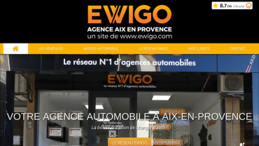 Page d'accueil du site : Ewigo Aix en Provence