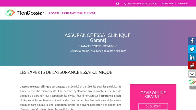 Assurance Essai Clinique