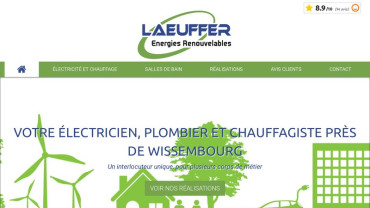 Page d'accueil du site : Laeuffer