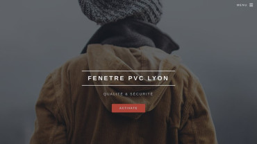 Page d'accueil du site : Fenêtre PVC à Lyon