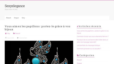 Page d'accueil du site : Sexy elegance