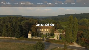 Page d'accueil du site : Château de la Cour Senlisse